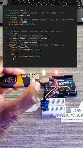 Flame Sensor Project With Arduino Uno #electronics #engineering #science #technology