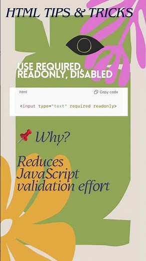 #6 HTML TIPS & TRICKS