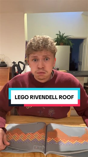 It’s all lead to this. Bag number 37, of LEGO Rivendell. The best set of all time… until I met my match. The roof. I will be victorious. I WILL COMPLETE THIS ROOF LIKE MY LIFE DEPENDS ON IT. Which has been your hardest Lego build? #lego #legotiktok #legocommunity #legolotr #rivendell