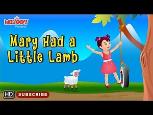 Mary Had a Little Lamb with Lyrics | English Rhyme | Rhyme for Kids | Animated Rhymes