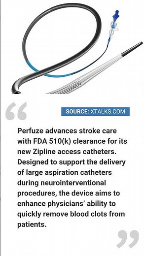 Perfuze’s Zipline Access Catheters for Stroke Interventions Cleared by FDA