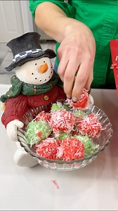 216K views · 1.3K reactions | Easy Snowball Recipe is so Fun Rachel takes just a few ingredients to create the cutest red and green gelatin snowballs. | Family Style Cooking | Facebook