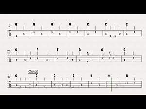 Crystal Chandelier bass tab - Charley Pride