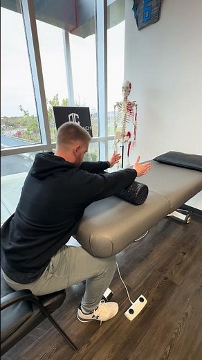 Seated Foam Roller Table Slides (Bilateral Flexion)