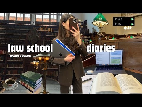 a productive week in law school 📚 5am morning routine, assignments, lectures, studying, living alone