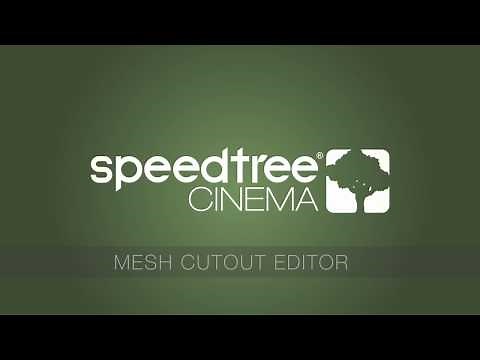 SpeedTree Cinema 8: Leaf Mesh Cutout Tool
