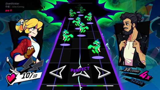 【节奏裂隙DEMO U2】Overthinker - 困难FC S+ 试玩记录