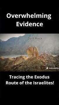 Tracking the Exodus Route of the Israelites. From Egypt to Holyland Israel #bible #god #evidence