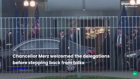Ukraine peace talks: US delegation meets Zelenskyy at German chancellery