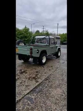 Green customised Land Rover pick up part 1