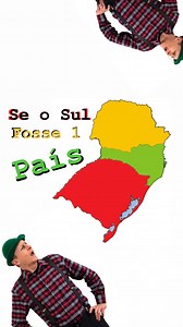 7.9K reactions · 1.7K shares | Se o Sul fosse 1 País… . . . . . . . . #humor #comedia #regiaosul #rs #sc #pr #tbt | Humorista Albino | Facebook