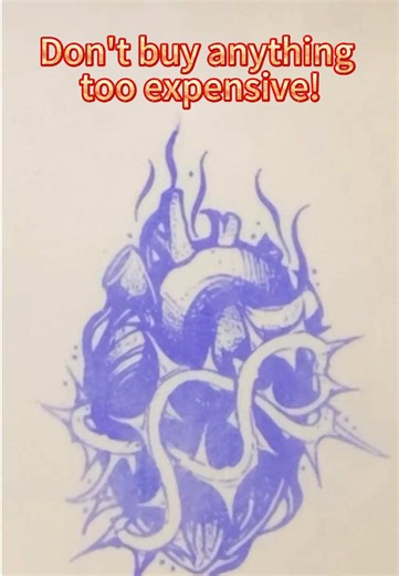 Tattoo designs transfer flawlessly! #TransferPaper #TattooPractice