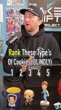 Ranking TYPES OF COOKIES Without Knowing What’s Next! #shorts #cookies #chocolate #snack #dessert