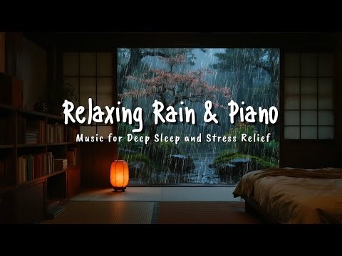 Fall Asleep Fast with Gentle Rain 🌙 Calm Piano Music for Deep Sleep and Peaceful Rest