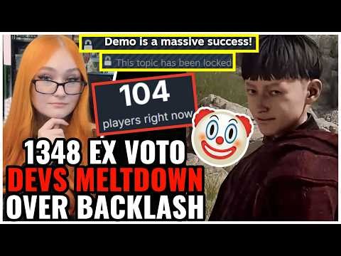 Lesbian Knight Game Devs Bans Gamers & LOCK DOWN 1348 Ex Voto Threads, They Want Critics To Shut Up