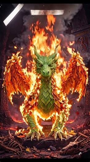 The Leaf Dragon’s Fiery Fate 🐉🔥 #Shorts #zootales #animalencounters #animals #satisfying
