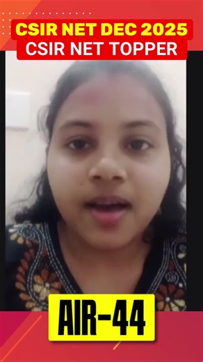 CSIR NET Topper Saswati Sen I AIR 44 I CSIR NET DEC 2025 Result I Strategy I IFAS Testimonial