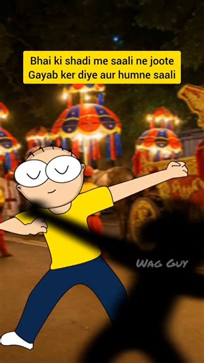 1.7M views · 18K reactions | Ab machega Kalesh  . . . . #animation #hindimemes #cartoon #memes #connectwithcommunity #communitylove #humor #wagguy #reelsinstagram #meme #fblifestyle #wedding #indianwedding | WAG GUY | Facebook