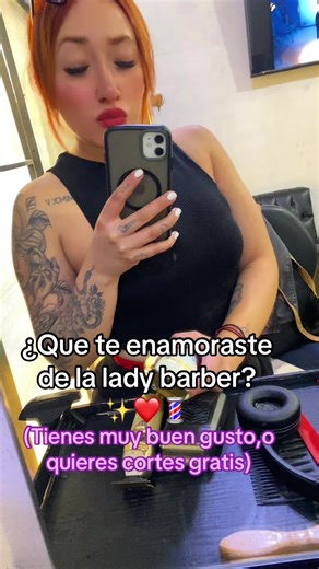Lady Barber en CDMX: Estilo y Amor por los Cortes