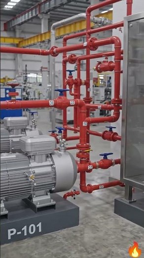 🔴 Clean P&ID System in Action | Tank & Pump Flow Explained 🔧✨ #shorts