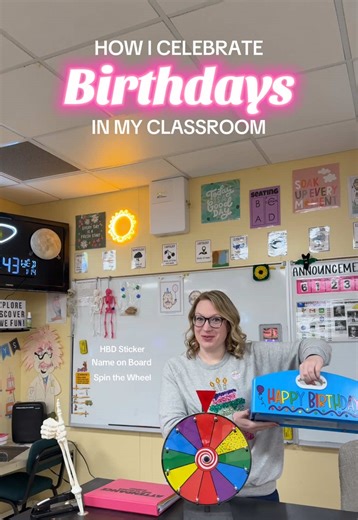 Celebrating Birthdays in Middle School Classrooms