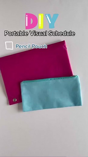 DIY Portable Visual Schedule for Special Education Teachers