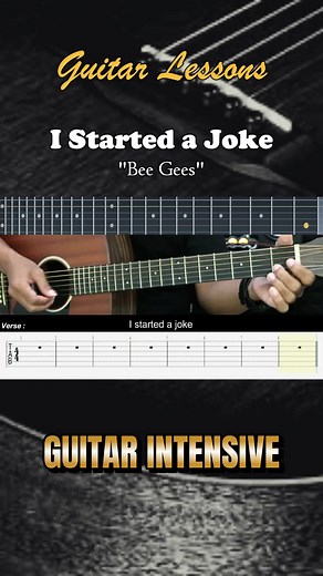 Learn How to Play 'I Started a Joke' by Bee Gees - Easy Guitar Lessons Tutorial