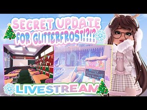 GLITTERFROST STARTING TODAY! 🎄 COME HANGOUT 🤍 | #royalehighroblox #royalehigh