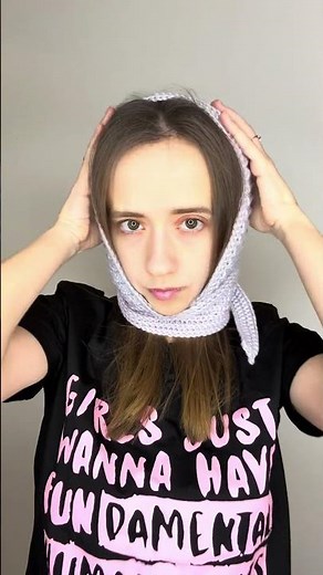 Crochet Hood-Style Bonnet