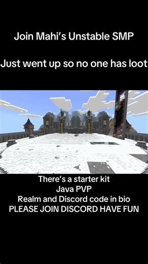 #UnstableSMP #realm #javapvp #fyp #viralvideos | Minecraft Realms