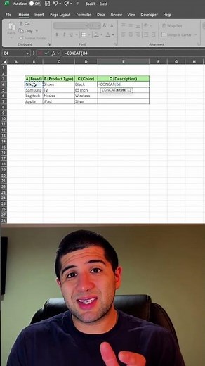 How to Combine Text in Excel Using CONCAT: Quick & Easy Guide
