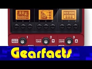 Zoom B3 demo, an excellent bass multi effects pedal.