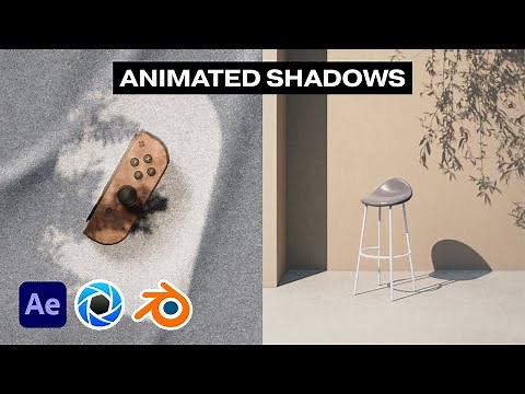 How to add Animated Shadows (GOBOs) to your Renders - After Effect, KeyShot and Blender Tutorial