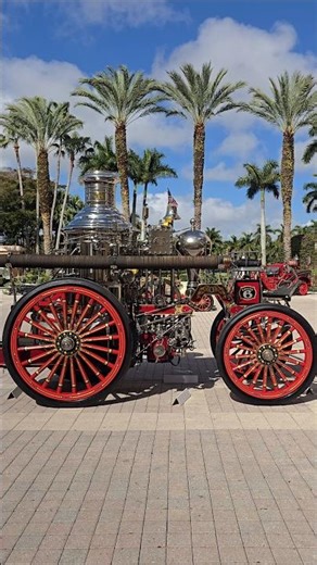 STEAMPUNK FIRE ENGINE | Bad Blonde #car #history