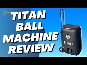 Tennis Product Review: The TITAN tennis ball machine - AMAZING!