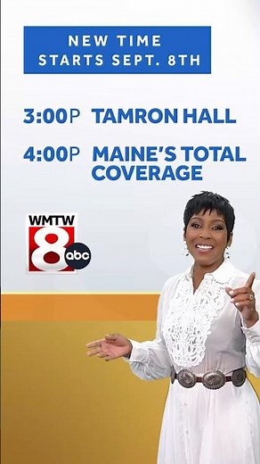 Tamron moving to 3 p.m. on WMTW Channel 8