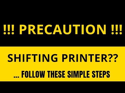 HP printer Ink Tank 315 shifting precautions.