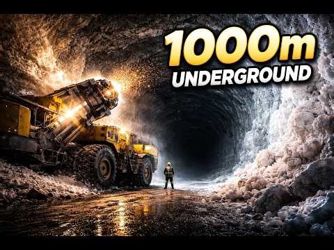 Inside the World's Deepest Salt Mine – From Underground Caves to Your Kitchen Table