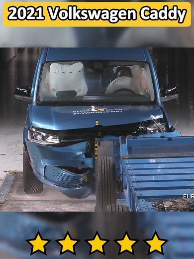 2021 VW Caddy Crash Test - Ensuring Car Safety
