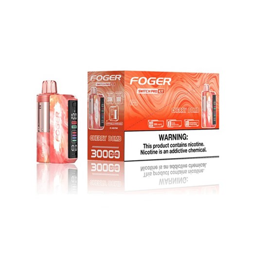 Foger Disposable kit Switch Pro 30,000 Puffs 5ct/bx - Cherry Bomb