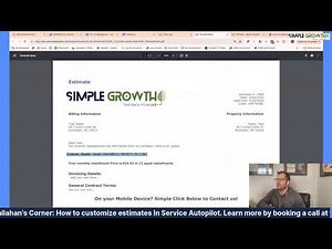 Callahan's Corner: How to customize estimates In Service Autopilot