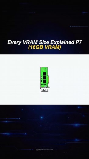 Every VRAM Size Explained P7 (16GB VRAM) #16gbram #vram #rams #gigabyte #nvidia