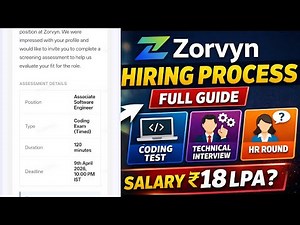 Zorvyn Associate Software Engineer Hiring Process | Full Guide | Coding Test