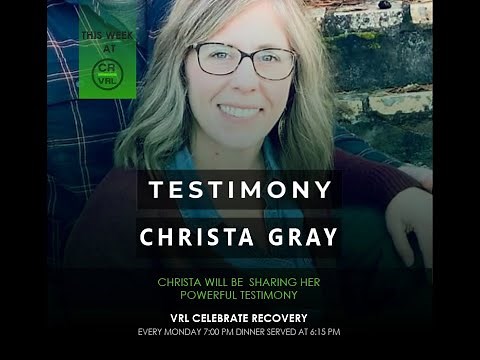Celebrate Recovery Testimony Christa shares about finding hope and healing from life’s battles.