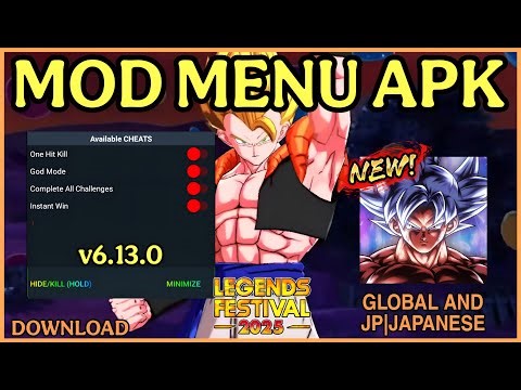 Dragon Ball Legends MOD MENU v6.13.0 APK / Dragon Ball Legends hack / dragon ball legends mod