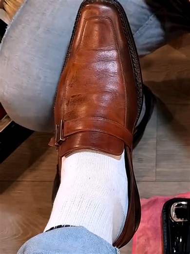 Relaxing ASMR Shoe Shine Experience