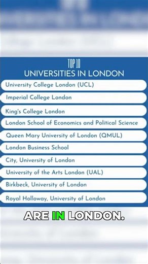 Why London Is Stealing All the Students #studentlife #London