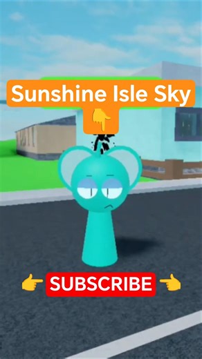 How To Get Sunshine Isle Sky In 3d Sprunki Roleplay #sprunkimorphs