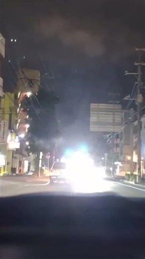 静まる前の夜道 #沖縄 #深夜#ドライブ#深夜ドライブ