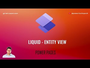 Power pages Liquid - Entity View tag